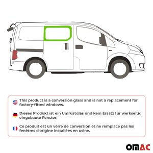 Nissan NV200 Front Side Fixed Glass - Omac - Galaxy - 2013 Nissan NV200 Front Side Fixed Glass - Omac - Galaxy - 2013